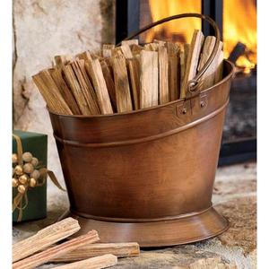 Elegant and durable hammered copper ice bucket with premium and vintage design for stylish drink serving - Product Image 5