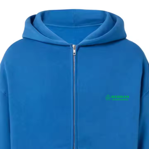 Nouveauté 2026 – Sweat à capuche unisexe 100 % coton molletonné/éponge française, grammage lourd, respirant, séchage rapide, avec fermeture éclair, coupe classique - Product Image 3
