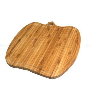 Tabla de Cortar de Bambú Ecológica D27 en Forma de Manzana para Cocina, Tabla de Cortar Rectangular con Logotipo Grabado con Láser para Frutas - Product Image 1