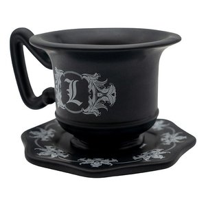 Death Note Black Ceramic Coffee <b>Cup</b> <b>Set</b> with Saucer and Spoon 200ml - Product Image 2