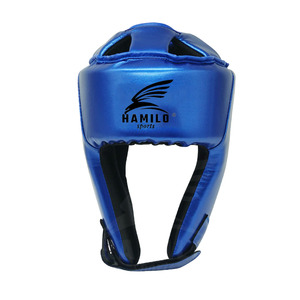 Casco de boxeo estampado personalizado 2024, venta al por mayor, protectores de cabeza de cuero de cara completa con protección de barbilla para Kickboxing - Product Image 2