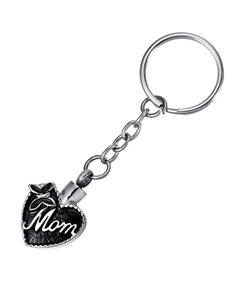 Mini urnes pour maman Urnes décoratives en acier inoxydable pour cendres, mémorial papillon en cœur, crémation, taille personnalisée - Product Image 1