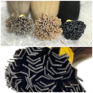 Premium 613 Blonde Remy Extensions de cheveux V-Tip Utilisation permanente - Product Image 2