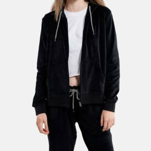 Terciopelo Streetwear pulóver Sudadera con capucha mujer Casual transpirable invierno ropa al aire libre pulóver cordón terciopelo sudaderas con capucha señoras - Product Image 5
