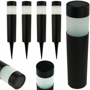 Solar <b>Garden</b> Lights 4-Piece Set with LED Bulbs IP44 Waterproof 50,000 Hours Lifespan - Product Image 1