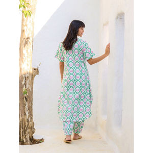 Palash Cotton <b>Kurta</b> Set for <b>Women</b> - Product Image 3