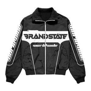 Trajes Deportivos Casuales Holgados de Fibra de Poliéster de Alta Calidad Personalizados para Hombre, Chaqueta Deportiva Cortavientos para Hombre - Product Image 1