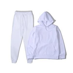 Survêtement en molleton de coton unisexe avec logo imprimé personnalisé Survêtement uni de meilleure qualité pour décontracté et survêtement - Product Image 2