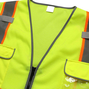 Haute qualité hommes Hi Vis Style décontracté gilet confortable respirant toile pour l'automne vente chaude taux raisonnable dernière conception - Product Image 3
