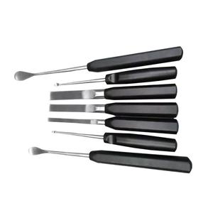 Cuillère orthopédique de conception ergonomique et ensemble de 7 ciseaux à os pour le remplacement des articulations de réparation des fractures de l'ostéotome - Product Image 4