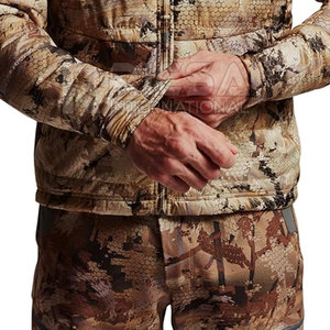 High Quality Winter Men's Waterproof Windproof Breathable Polyester/Cotton Hunting Jackets with Custom Branding - Product Image 6