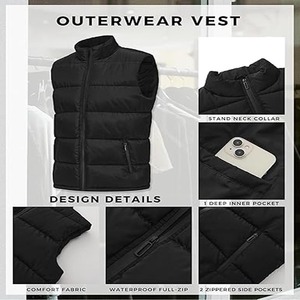 Chaqueta informal de invierno para hombre de talla grande transpirable Accent Puffer con cierre de cremallera ligero y empacable hecho por Dress Sports - Product Image 6