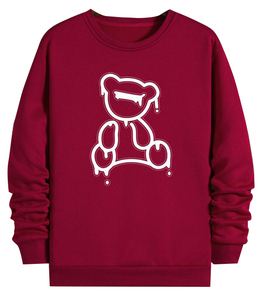 Pull-over tricoté de qualité luxe pour hommes Polo en molleton de coton à impression numérique personnalisé pour la saison d'hiver OEM en vrac - Product Image 2