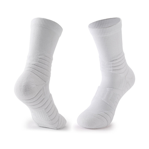 Chaussettes de sport respirantes en maille et éponge pour hommes Chaussettes de sport antidérapantes absorbant la sueur en trois dimensions 3D Fond de serviette - Product Image 2