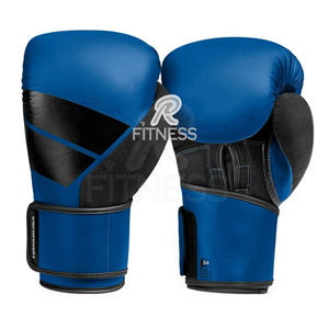 Gants de boxe en cuir personnalisés professionnels avec fermeture auto-agrippante antidérapante pour adultes - Utilisation en salle de sport - Product Image 2