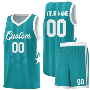 Ensemble de basketball personnalisé en gros, maillot et short, uniforme d'équipe créatif, design unique, séchage rapide, respirant, vêtements de sport personnalisés OEM - Product Image 1