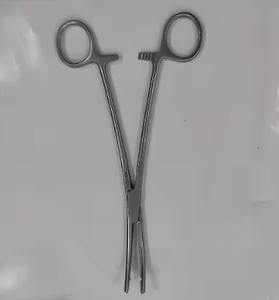 Forceps d'hystérectomie manuels en acier inoxydable Heaney, instruments chirurgicaux certifiés CE classe I, 21 cm, pour procédures d'hystérectomie - Product Image 2
