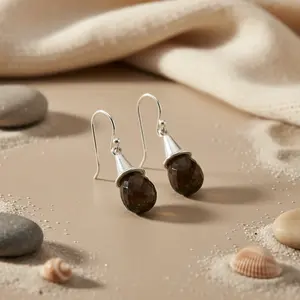 Pendientes de Ónice Negro para Mujer - Plata 925 - Regalo - Product Image 3