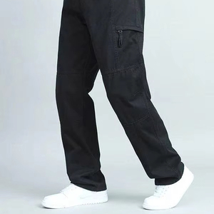 กางเกงสีกากีคุณภาพสูงของผู้ชายทรงตรงคุณภาพส่งออกผ้าฝ้ายแท้100% นุ่มเท่ยาวและหลวม - Product Image 3