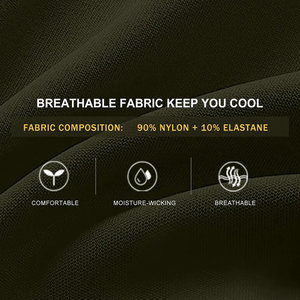 Pantalones largos personalizados con múltiples bolsillos, ropa de calle y pantalones deportivos para hombre, pantalones deportivos de sarga de algodón Hip Hop - Product Image 6