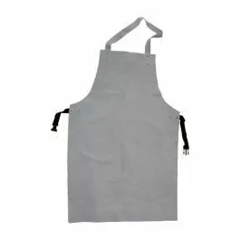 Delantal de soldadura de cuero partido De Vaca ecológico de alta calidad, equipo de seguridad de protección resistente, traje de trabajo ignífugo, Color personalizado - Product Image 2
