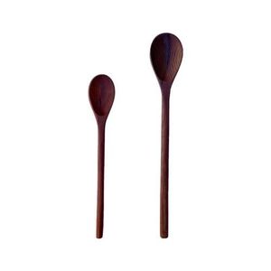 Servidor de ensalada de madera de bambú ecológico, cuchara pequeña para servir de madera y tenedor, cubiertos para accesorios de vajilla de catering sostenibles - Product Image 1