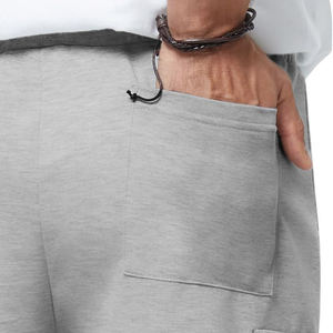 Pantalones cortos de calidad superior para hombre, pantalones cortos holgados informales de algodón hasta la rodilla para hombre, pantalones cortos de carga de gran tamaño para hombre - Product Image 4