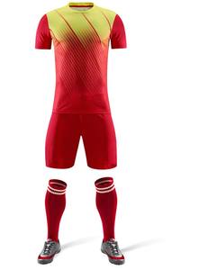 พลัสขนาดระบายอากาศ100% โพลีเอสเตอร์ผ้าฟุตบอลเครื่องแบบคุณภาพดีเครื่องแบบสำหรับผู้ชาย - Product Image 5