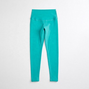 Leggings de Yoga de Cintura Alta, Color Sólido, Compresión, para Mujer, Largos, Lisos, Sin Costuras, Suaves como la Mantequilla, de Secado Rápido - Product Image 1