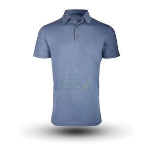 เสื้อกีฬาสำหรับผู้ชายผ้าคอตต้อน/โพลีเอสเตอร์ผ้าแห้งเร็วระบายอากาศออกแบบลายดอกไม้สำหรับเล่นกอล์ฟ - Product Image 1