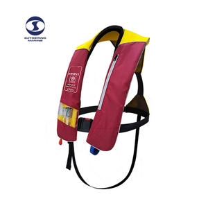 Giubbotto di Salvataggio Gonfiabile Multifunzionale Tipo 150N Staccabile per Sicurezza Marina - Product Image 1