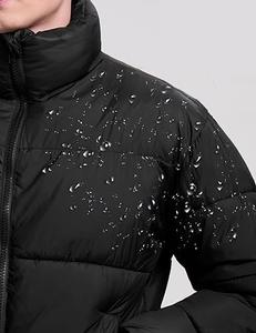 Faible MOQ, OEM, ODM, logo personnalisé, veste d'hiver matelassée, toile enduite, imperméable, respirante, utilitaire d'extérieur - Product Image 3