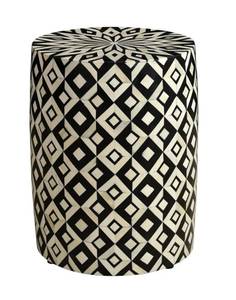 Décoration d'intérieur, tabouret décoratif moderne pour la maison, design indien luxueux unique avec incrustation de os, pour la chambre à coucher et le salon - Product Image 3