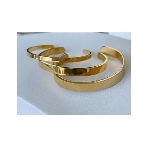 Bracelet manchette à la main en laiton design martelé design de vie femmes mode Bracelet Bracelet manchette taille personnalisée - Product Image 6