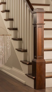 Capuchon de poteau d'escalier en bois, design traditionnel, finition élégante et durable pour les composants d'escalier - Product Image 6
