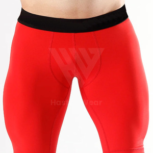 Good Quality Trending Style Custom Logo Print <b>Compression</b> <b>Shorts</b> Solid Color Outdoor Sports Activities Wear <b>Short</b> Pants Male - Product Image 5