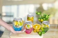 Offre Spéciale – Pot en plastique PET transparent de 420 ml de qualité alimentaire avec couvercle en aluminium, certifié ISO 9001, emballage personnalisé avec logo, idéal pour mangues en conserve et fruits.