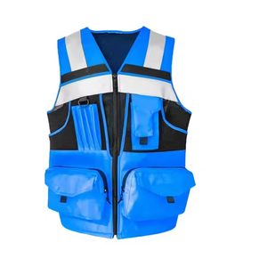 Gilet de sécurité réfléchissant de la meilleure qualité, gilet de vêtements de sécurité réfléchissant avec logo personnalisé, gilet de sécurité en maille haute visibilité à bas prix - Product Image 4