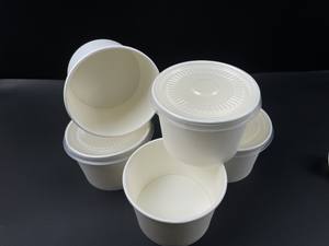 Best Quality 500ML 750ML <b>Paper</b> <b>Bowls</b> with Lids Made in Vietnam for Tableware Cookware & Drinkware - Product Image 6