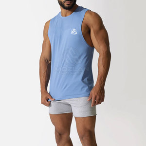 Fitness Clothing Quick Dry <b>Men</b> <b>Singlets</b> Cotton Polyester Made High Quality <b>Singlets</b> <b>For</b> <b>Men</b> - Product Image 4
