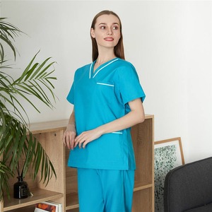 Uniforme de Enfermera para Mujer, Verano, Delgado, Manga Corta, Blusa Médica, Ropa de Trabajo para Consultorio Dental y Quirófano - Product Image 5