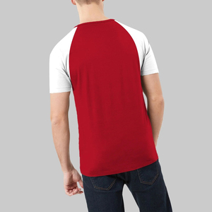 Venta al por mayor de encargo 100% algodón O-cuello de gran tamaño Fit hombres de color sólido camiseta con serigrafía - Product Image 4