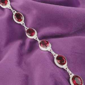 Pulsera de Turmalina Rubelita Hecha a Mano, Joyería de Plata de Ley, Regalo de Piedra Natal de Octubre para Mujer - Product Image 6