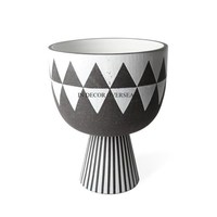 Exclusif Qualité Métal Unique Noir Et Blanc Couleur Designer Métal Fleurs Pots Et Jardinières Maison Et Jardin Accessoires Fourniture