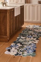 Tapis moderne tufté à la main Cassia laine viscose mélange en forme de fleur doux élégant tapis pour chambre salon décor à la maison