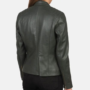 Latest Design Women's High Performance Winter Breathable Comfortable <b>Sheep</b> <b>Skin</b> Finished Genuine Leather <b>Jackets</b> - Product Image 4