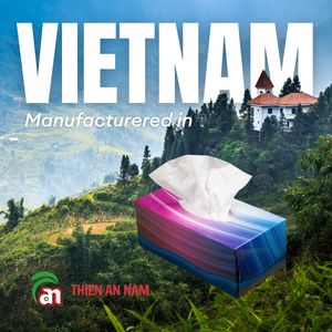 Caja de pañuelos de pulpa de madera virgen de 2 capas versátil personalizada diseño elegante suave y fuerte para todas las industrias - Product Image 3