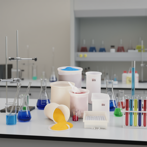 Bouteilles de laboratoire ergonomiques Burkle GmbH, contenants de forme ronde avec une utilisation facile - Product Image 3