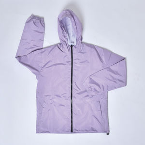 Veste coupe-vent de sports de plein air décontractée respirante et imperméable de haute qualité veste coupe-vent légère personnalisée - Product Image 3