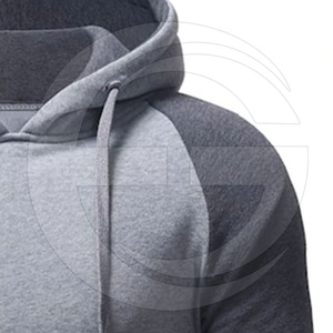 Sudadera con capucha para hombre, ropa de calle cómoda con bolsillos y bloque de Color - Product Image 3